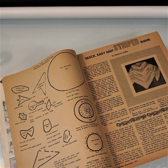 Popular Needlework And Crafts December 1974 Vintage Patterns - Picture 5 of 9